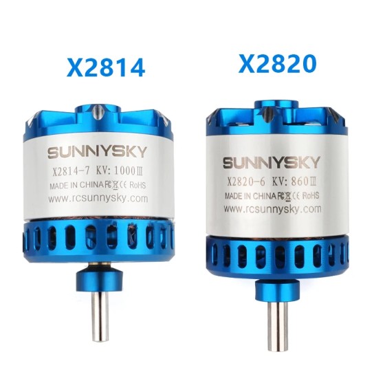 SUNNY SKY X2814-III X2820-III 445KV 570KV 860KV 900KV 1200KV Bürstenloser Motor Kunststoff RC Quadcopter Flugzeuge & Starr flügel Flugzeug